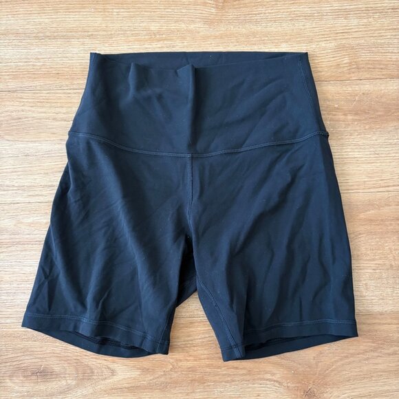 Lululemon Athletic Align High Rise Short 6” Nulu Black Women’s Size 6 - Picture 1 of 7